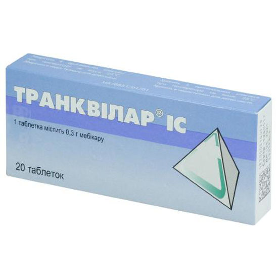 Транквілар IC таблетки 0.3г №20